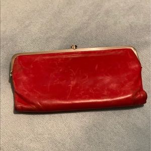 Red Hobo Lauren Clutch/wallet